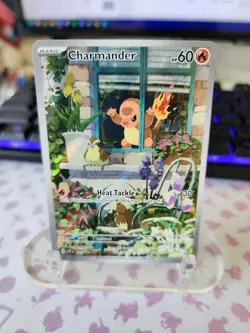 Charmander SVP 044 Promo Full Art Holo Scarlet & Violet Pokemon Card NM+ - Image 3