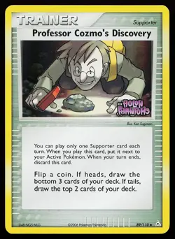 Professor Cozmo's Discovery 89/110 Reverse Holo EX Holon Phantoms Pokemon Card - Image 1