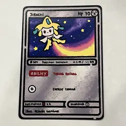 Jirachi Fan Art Card Selada Gambar Non TCG - Image 1