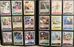 One Piece CCG Binder Collection Lot (English) + Binder -315 Cards NM No Dupes - Image 2