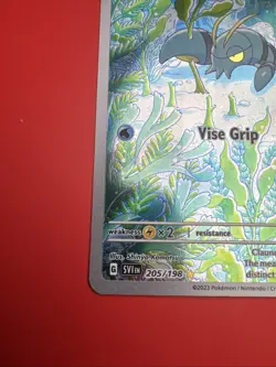 Pokemon Clauncher 205/198 Illustration Rare Full Art Holo Card - Image 2