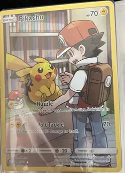 Pokemon Pikachu Cosmic Eclipse Full Art Secret Rare Card 241/236 English - Image 1