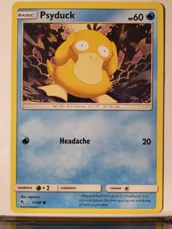 Psyduck 11/68 VLP - Hidden Fates Sun Moon Pokemon Card $2 Flat Shipping - Image 1