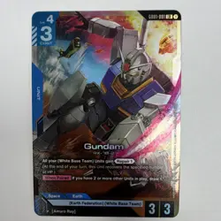 Gundam RX-78-2 Foil LR Unit Card G001-001 Gundam TCG EN - Image 1