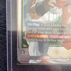 Son Goku SB02-038 SR Foil Super Rare Dragon Ball Super Card Game Battle - Image 5