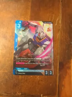 Gundam (GD01-001) - Newtype Rising #GD01-001 LR - NM Holo Foil Gundam Card Game - Image 1