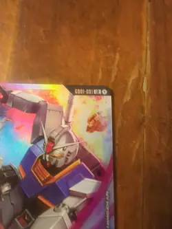 Gundam (GD01-001) - Newtype Rising #GD01-001 LR - NM Holo Foil Gundam Card Game - Image 3