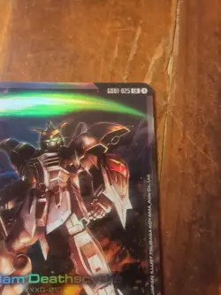Gundam Deathscythe Gundam The Card Game G001-025 LR Legendary Rare Holo Foil - Image 3
