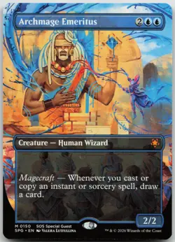 Archmage Emeritus Strixhaven: School of Mages 37 NM R - Image 1