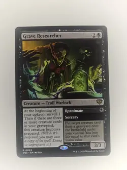 Grave Researcher Secrets of Strixhaven Regular - Image 1