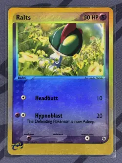 Pokemon TCG - Ralts 67/109 Reverse Holo - Light Play/MP - Ruby and Sapphire 2003 - Image 1