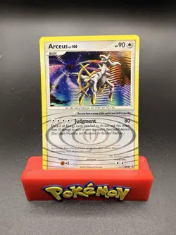 Pokemon TCG Arceus Lv100 DP50 Diamond and Pearl Promo Holo Card NM Condition - Image 1