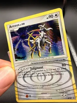 Pokemon TCG Arceus Lv100 DP50 Diamond and Pearl Promo Holo Card NM Condition - Image 2