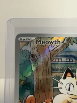 Pokemon Meowth 106/094 Holo Illustration Rare Me02: Phantasmal Flames English - Image 2