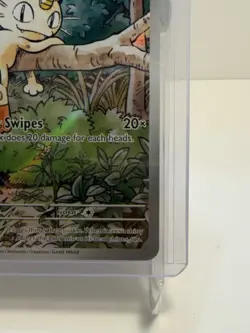 Pokemon Meowth 106/094 Holo Illustration Rare Me02: Phantasmal Flames English - Image 4