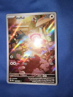 Stufful 154/132 Me01: Mega Evolution Holo Illustration Rare OKACHEKE NM - Image 1
