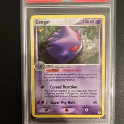 2006 POKEMON EX LEGEND MAKER #5 GENGAR-HOLO PSA 6 - Image 3