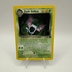 Dark Golbat (7) HOLO Rare Team Rocket 07/82 - Pokemon TCG - LP - Image 1
