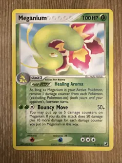 Meganium - 9/115 - NON Holo Rare Unseen Forces Pokemon LP - Image 1