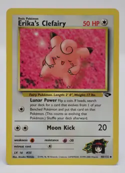 Pokemon - Erika's Clefairy #040/132 - Gym Challenge Unlimited - Image 1