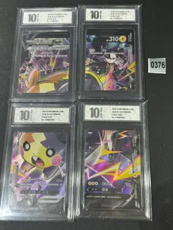 Pokemon TCG S-Chinese Morpeko V-UNION CSEC 017-020 NM Holo (4pcs set） Grade 10 - Image 1