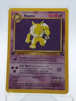 HYPNO 1995 Pokemon "FOSSIL" 1ST EDITION #23/62 VINTAGE ORIGINAL RARE - Image 1