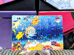 Pokemon Pocket Monsters Vending Prism Holo Vintage Sticker #458 PIKACHU rare - Image 1