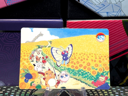 Pokemon Pocket Monsters Vending Prism Holo Vintage Sticker #458 PIKACHU rare - Image 2