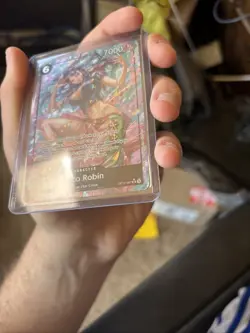 Nico Robin OP12-087 6 Cost 7000 Power Alt Art Foil Super Rare Small Indent LOOK - Image 3