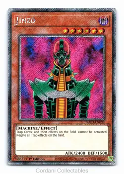 Jinzo RA03-EN099 - Platinum Secret Rare - YuGiOh Card - Near Mint - Image 1