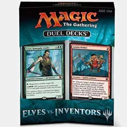 Magic the Gathering (MTG) - Elves vs Inventors Factory Sealed Duel Deck - Image 1