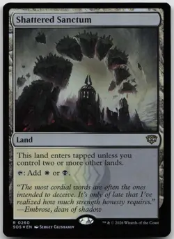 Shattered Sanctum Foil Secrets of Strixhaven 260 NM R - Image 1