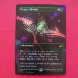 MTG FOIL Terrasymbiosis Borderless - Edge of Eternities #312 - Image 1