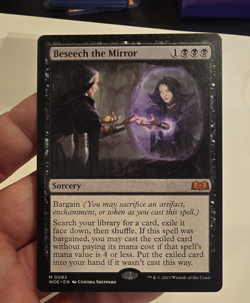 Beseech the Mirror Wilds of Eldraine Sorcery Mythic Black Regular English - Image 1
