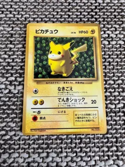 Pokemon Ivy Pikachu CoroCoro Promo Glossy Ken Sugimori Error Japanese LP - Image 1