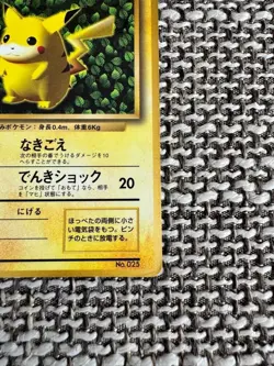 Pokemon Ivy Pikachu CoroCoro Promo Glossy Ken Sugimori Error Japanese LP - Image 5