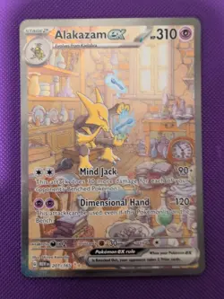 Pokemon Alakazam ex 201/165 Scarlet & Violet 151 SIR - Image 1