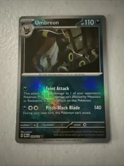 Pokemon Umbreon TCG Prismatic Evolutions Master Ball Reverse Holo Card 059/131 - Image 1