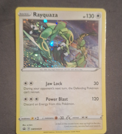 Pokemon Rayquaza SWSH029 Sword & Shield Promo Basic 130 HP Holo Card - Image 1