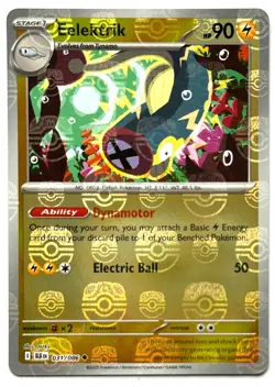 Eelektrik 031/086 - Pokemon TCG - Black Bolt Master Ball Reverse Holo - Image 1