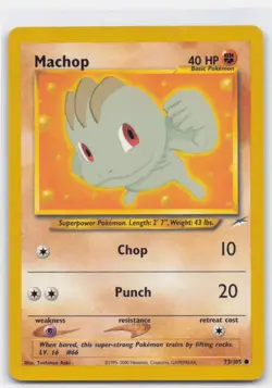 MACHOP 73/105 COMMON NEO DESTINY POKEMON - Image 1