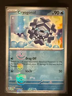 Cryogonal (Master Ball Pattern) 027/086 Black Bolt Uncommon Pokemon TCG NM/M - Image 1