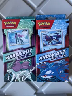 Pokemon Knockout Collection Kyogre & Suicune New 2 Box Set - Image 1