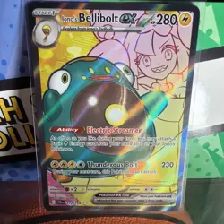 Ionos Bellibolt ex 172/159 Pokemon Journey Together Ultra Rare Full Art - Image 4