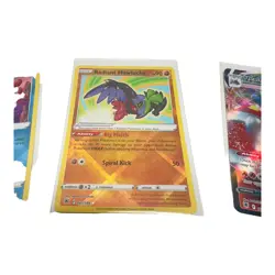 Pokemon Tcg Radiant Rare Holo Lot. Radiant Greninja, Hawlucha & Heatran Vmax - Image 3