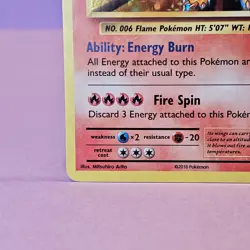 Charizard 11/108 Evolutions Holo Pokemon LP Holo Rare - Image 5