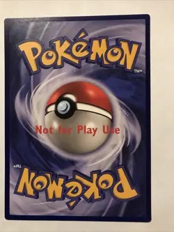 Pikachu Jumbo Promo Pl 58/102 1999-2000 Base Set Not For Play Use Pokemon - Image 2