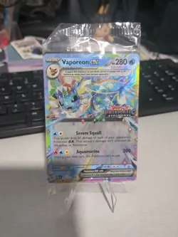 Vaporeon ex 23/131 Stamped Promo Pokemon TCG - Prismatic Evolutions (Sealed) - Image 1