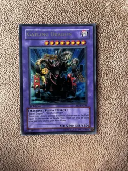 YUGIOH GATLING DRAGON ULTRA RARE 1ST EDITION LP! FET-EN035 - Image 1