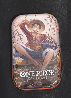 One Piece Tin Pack Set Vol.2 (TS-02, OP-13) - Monkey D. Luffy Art - New & Sealed - Image 1
